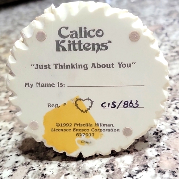 Calico Kittens "Just Thinking About You" - Picture 4 of 4